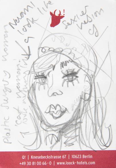 Winehouse's sketches are up for bid.