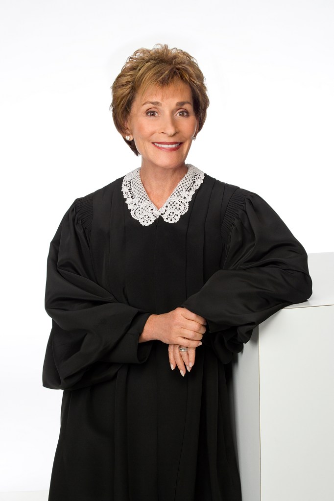 Sheindlin is seen in her old series "Judge Judy," which concluded this year after 25 seasons.
