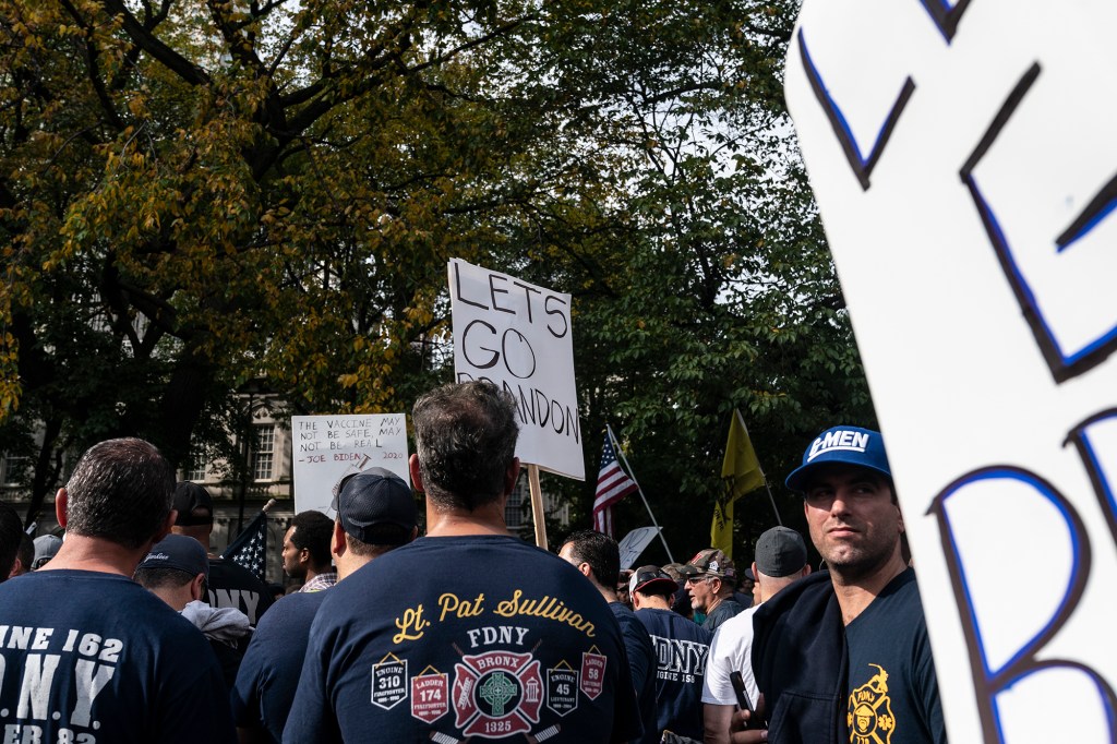 The "Let's Go Brandon" chant is an organic movement, symbolizing distrust of authority.