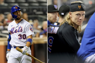 Michael Conforto (left) and Noah Syndergaard (right)