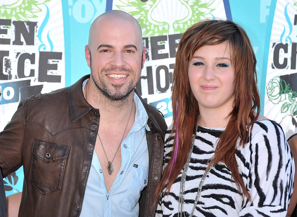 Chris Daughtry and Hannah Daughtry arrive at the 2010 Teen Choice Awards.