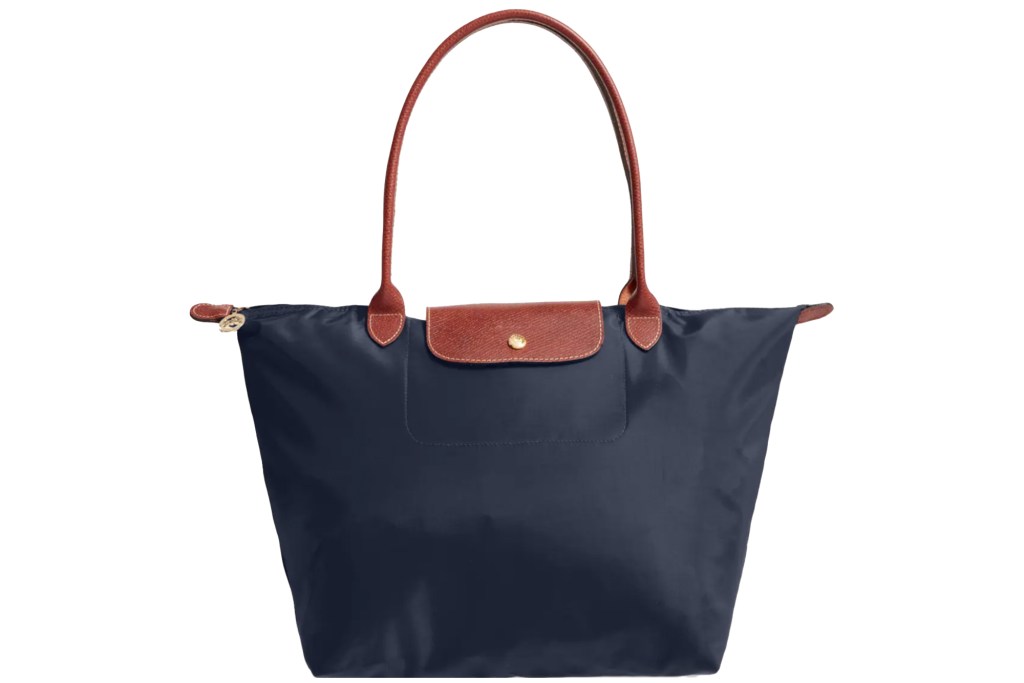 longchamp tote, navy