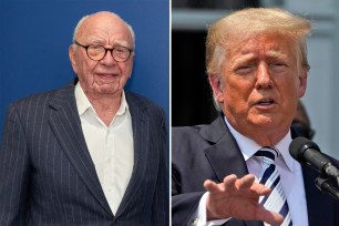 Rupert Murdoch urges former President Donald Trump to focus on the future, not the past.