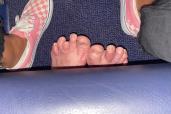 A passenger was left shocked and revulsed after the traveler behind them allegedly stuck their hideous "troll" toes underneath their seat during an unspecified flight.