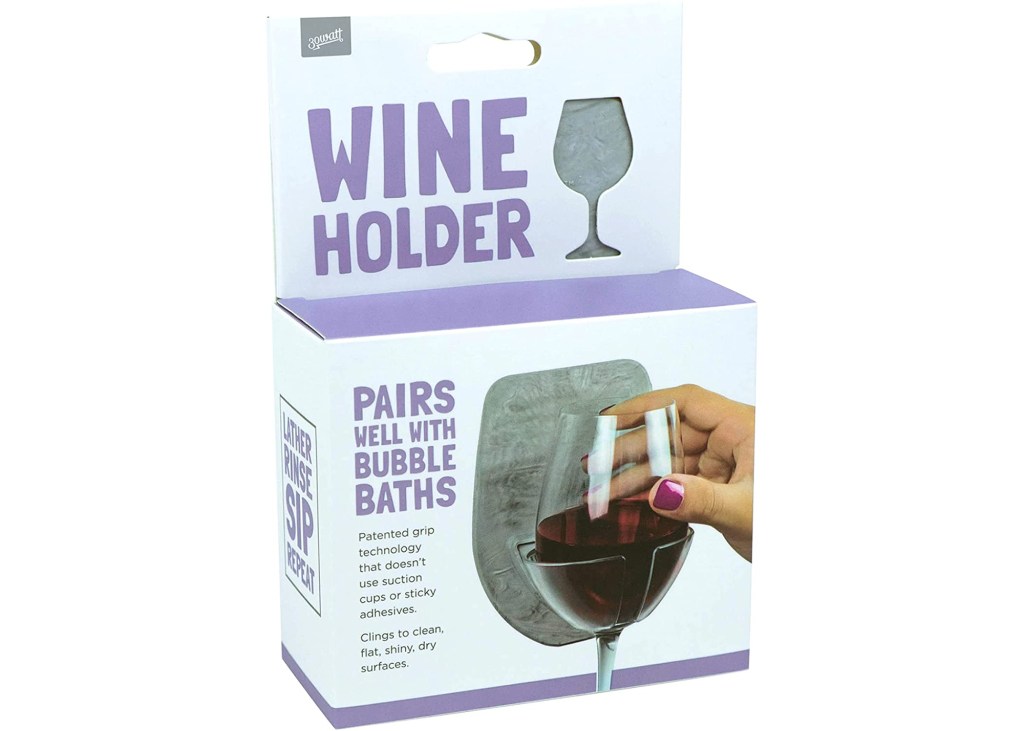 30 Watt Silicone Wine Glass Holder for Bath & Shower