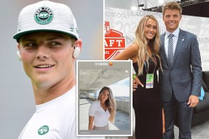 Zach Wilson gushes over "stunning" girlfriend Abbey Gile's Instagram post