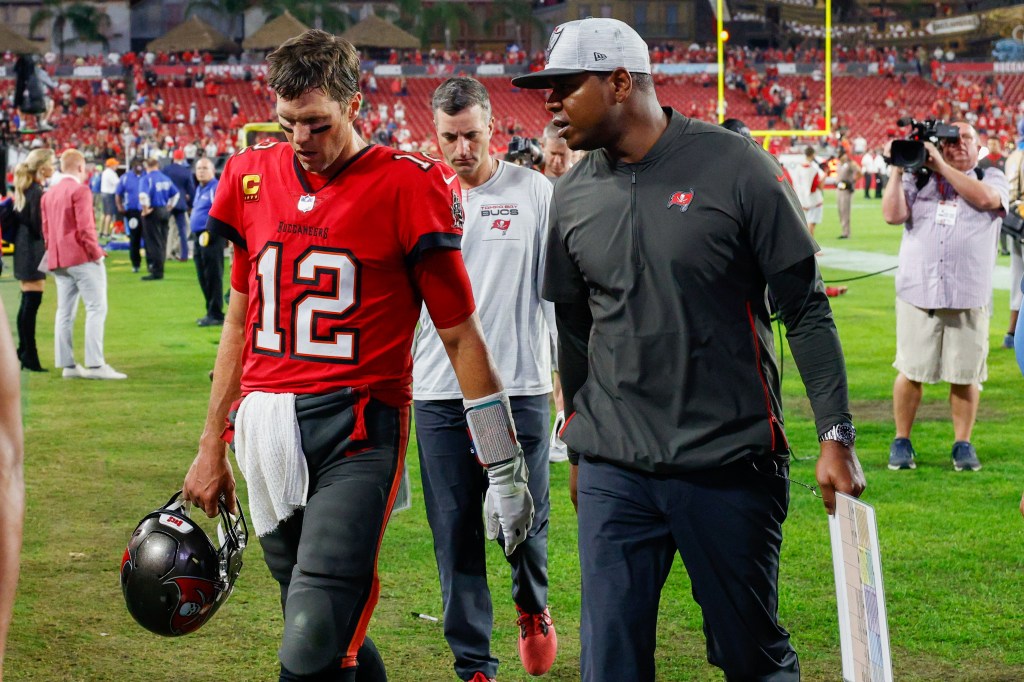 Tom Brady and the Buccaneers were shut out by the Saints.