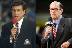 Marv Albert (left) and Jeff Van Gundy (right) repaired a 'contentious' relationship.