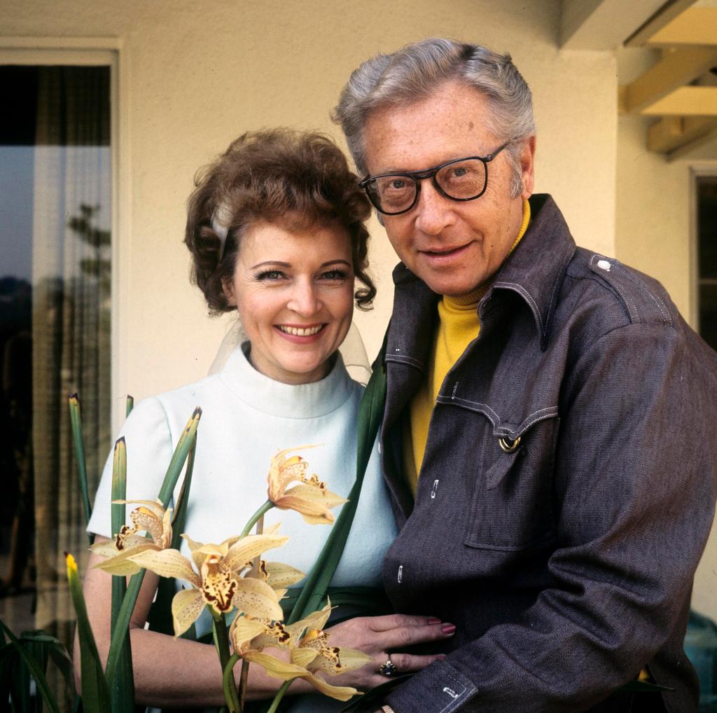 Betty White with husband Allen Ludden in February 14, 1972.