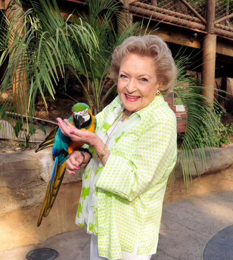 Betty White worked with the Morris Animal Foundation, which “advances animal health.”