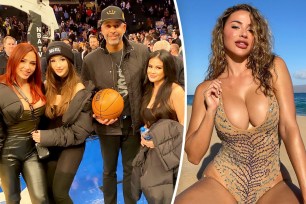 Dell Curry was "respectfully flirty" with Playboy Playmate Ana Cheri during the Knicks-Warriors game on Tuesday.