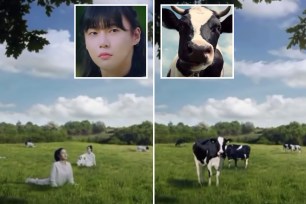 A South Korean dairy company has apologized following backlash over an inflammatory milk commercial that depicted women as cows.