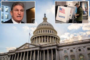 Sen. Joe Manchin put a halt on the party’s desire of passing a social spending bill by Christmas, as top Senate Democrats are shifting focus to voting rights.