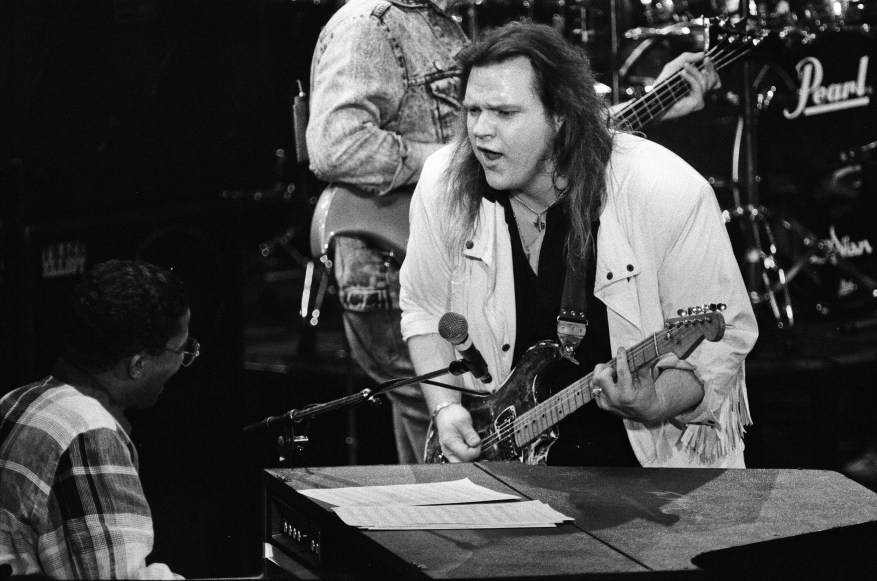 Meat Loaf performs at the Stand by Me: AIDS Day Benefit concert at Wembley Arena, London on April 1, 1987.