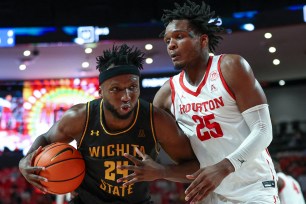 Wichita State's Morris Udeze may not be available against Cincinnati.