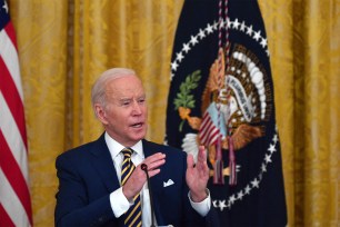 President Joe Biden's base is preventing him from returning to normalcy on COVID-19.