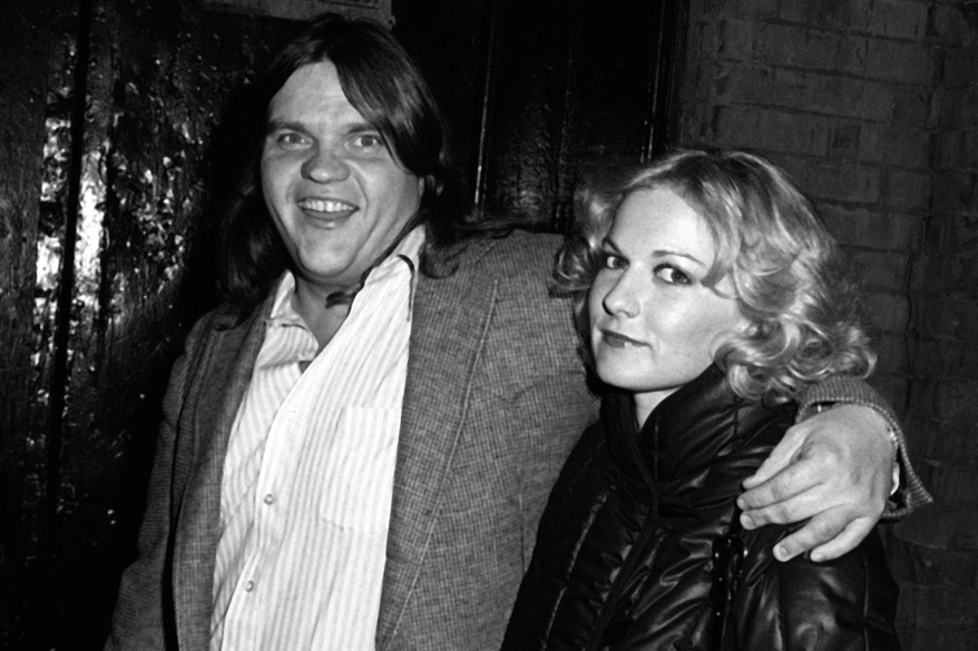 Meatloaf and his wife Leslie Aday attend the performance of "Bent" on January 14, 1980 at the New Apollo Theater in New York City.