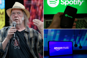 Neil Young; Spotify; Amazon Music.