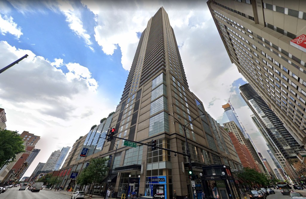 Lathem’s high-rise condominium on State Street in River North.
