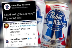 Pabst Blue Ribbon, tweets