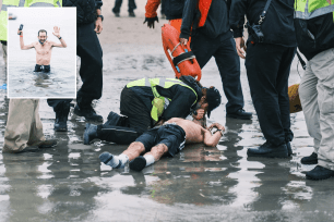 polar bear plunge collapse