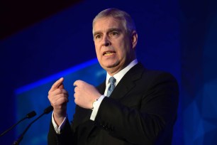 The Duke of York speaks during the London Global African Investment Summit at St James' Palace in London.