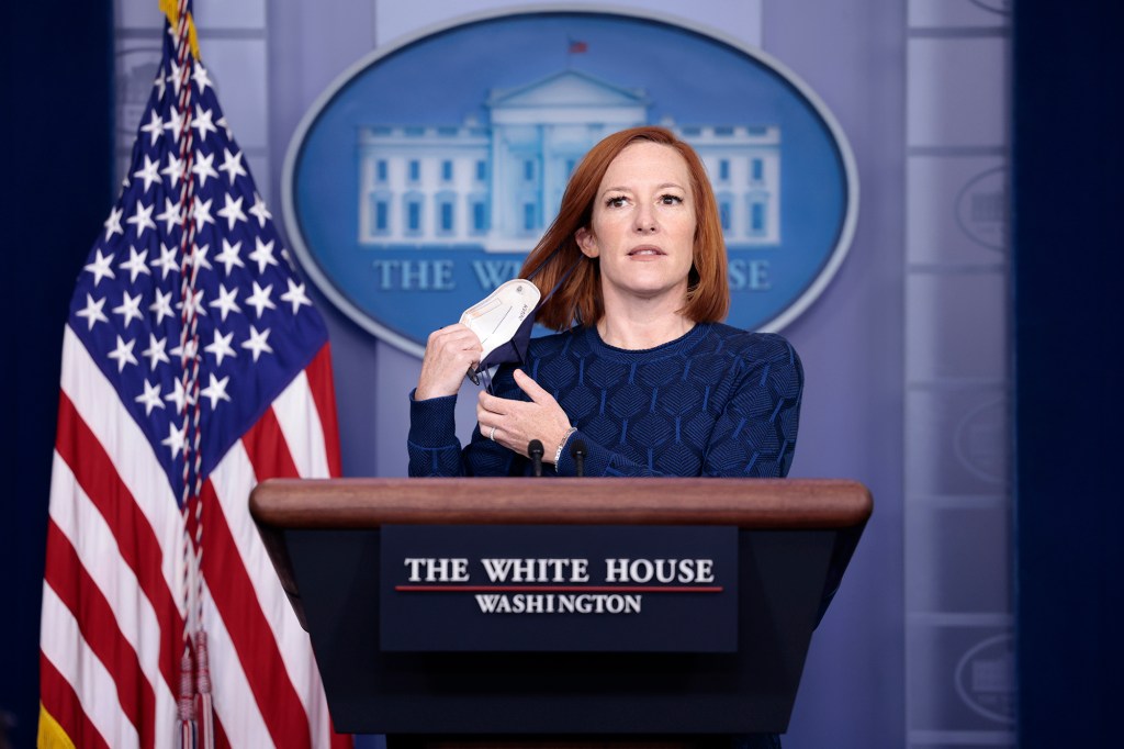 White House press secretary Jen Psaki