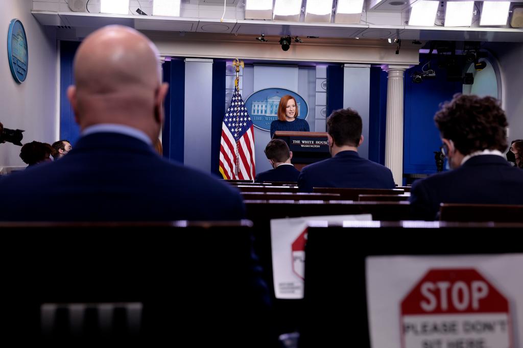 White House press secretary Jen Psaki