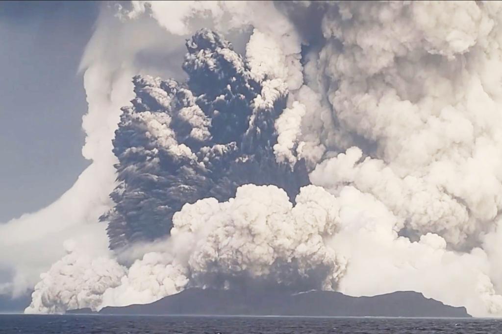 Second volcano eruption