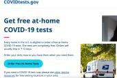 The Biden Administration has launched a new website that promises 4 at-home COVID-19 tests -- though it could take several weeks for them to arrive.