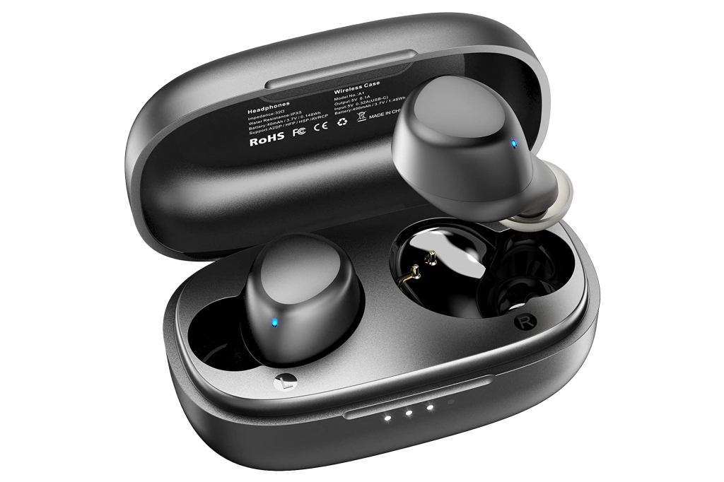 Tozo Mini Wireless Bluetooth Earbuds, black