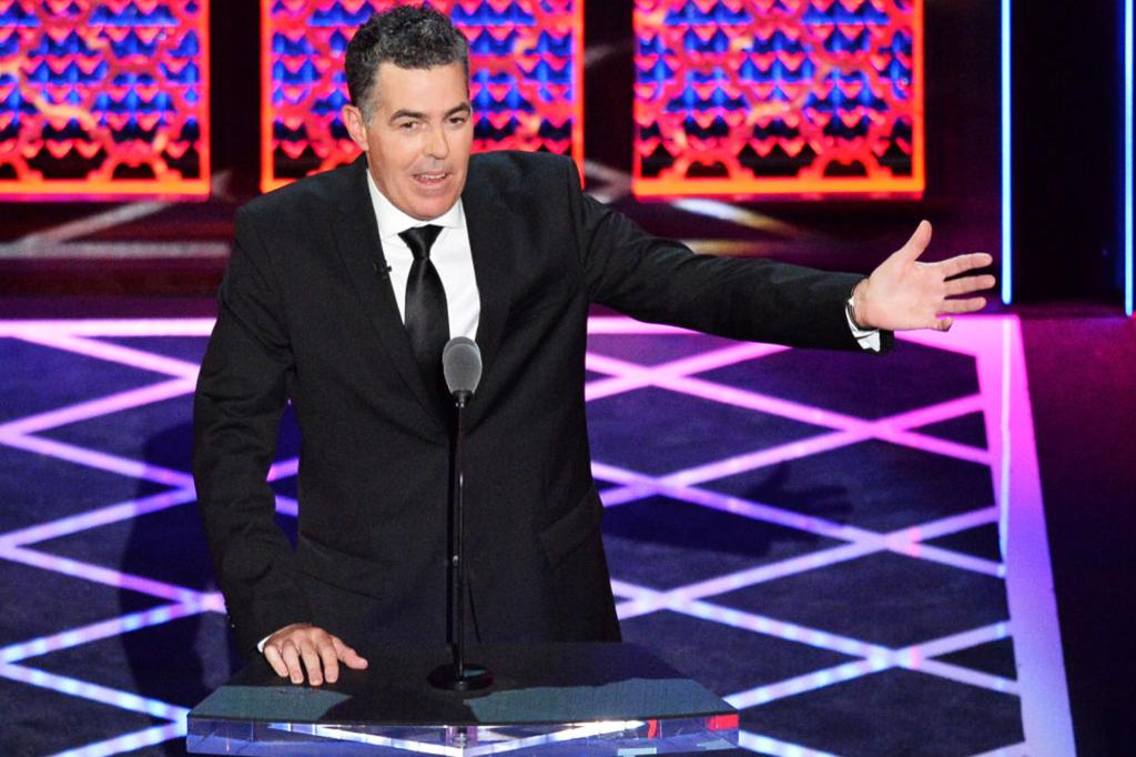 Adam Carolla speaks onstage during the Comedy Central Roast of Alec Baldwin at Saban Theatre on September 07, 2019 in Beverly Hills, California.