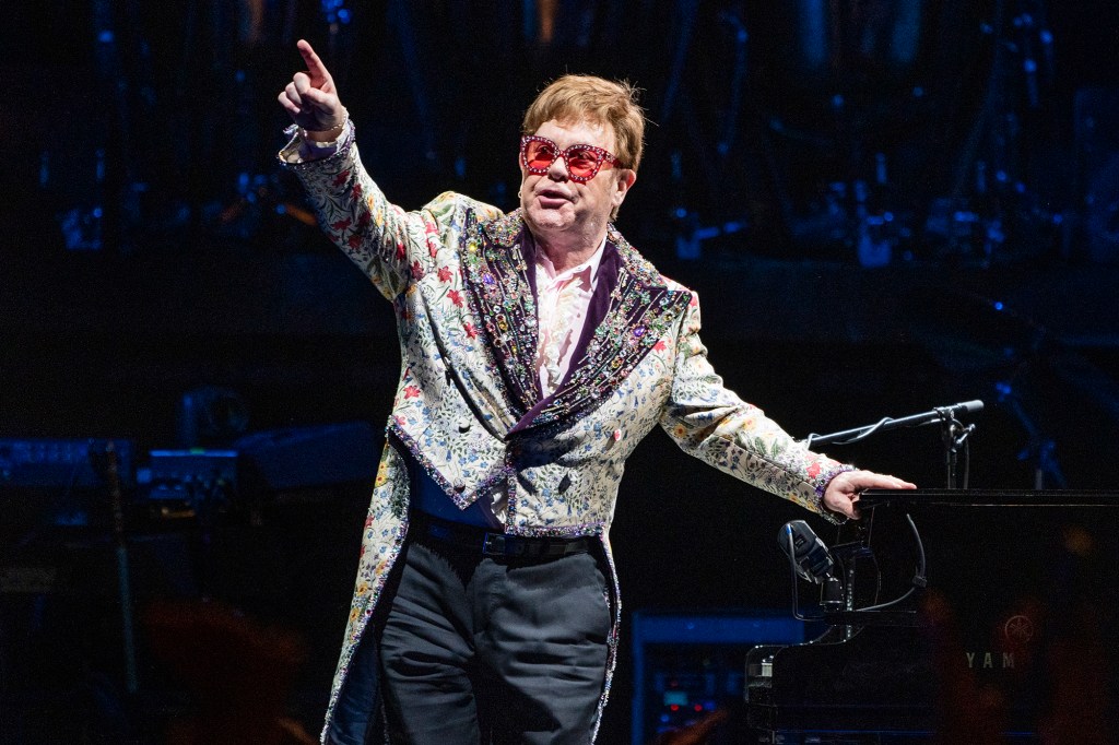 Elton John addressed the wrong city following one of his "Farewell Yellow Brick Road" tour shows.