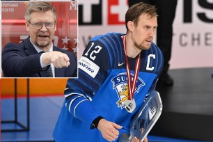 Finland men's hockey coach Jukka Jalonen says China "won't respect" Marko Anttila's human rights.