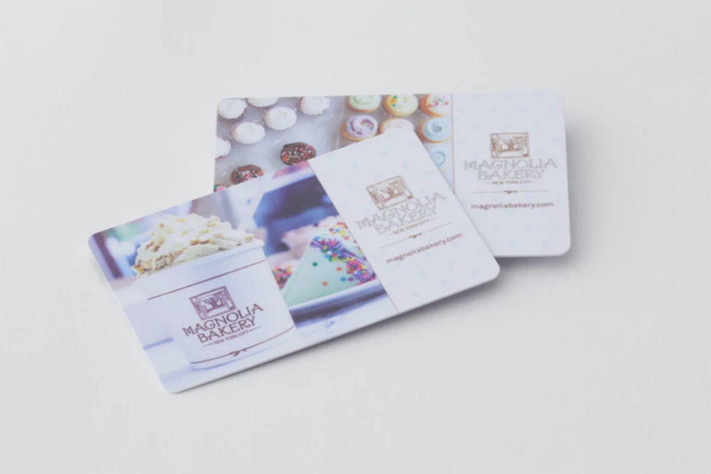 A gift card to Magnolia bakery 