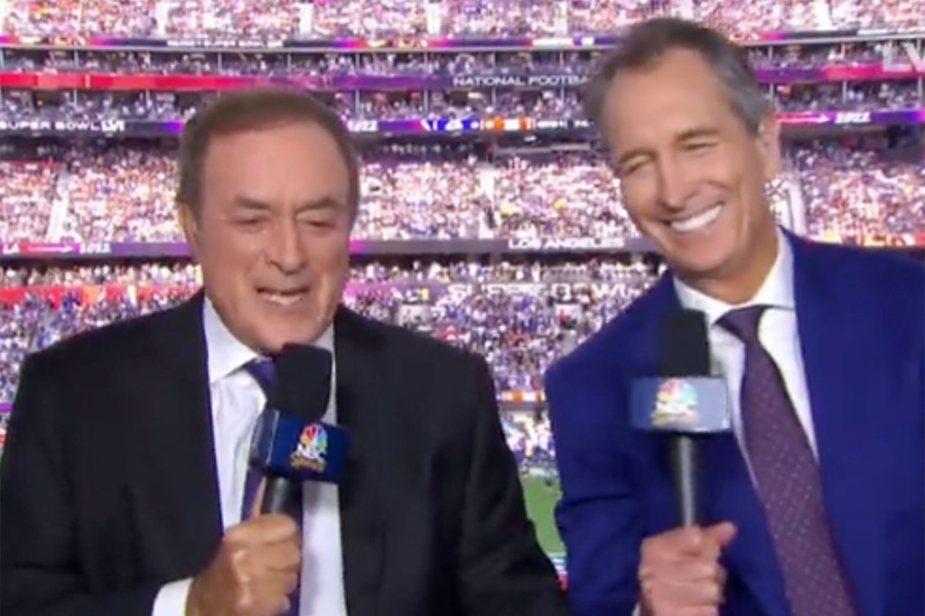 Al Michael Cris Collinsworth super bowl 2022