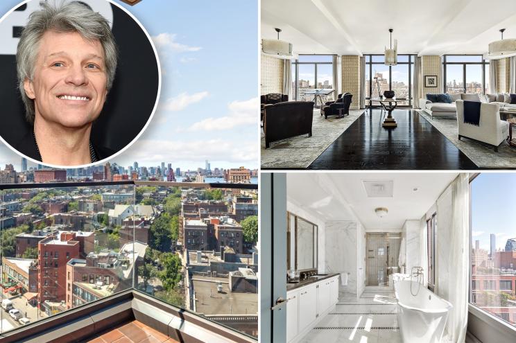 Jon Bon Jovi has sold his Greenwich Village condo, which looks out to city views in multiple directions.