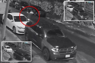Police are looking for the man who is responsible for unloading his gun into a car windshield last week.
