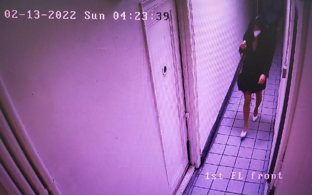 Video surveillance obtained by the Post allegedly shows Assamad Nash follow an unidentified woman into her apartment at 111 Chrystie St early Sunday