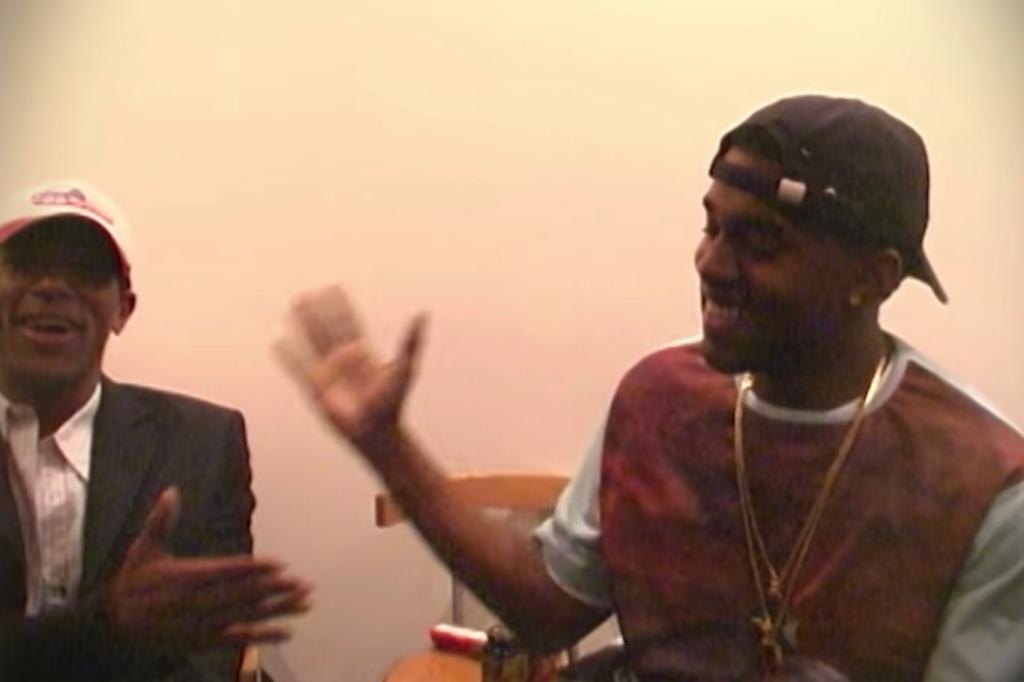 Mos Def and Kanye West in the documentary "Jeen-yuhs: A Kanye Trilogy."