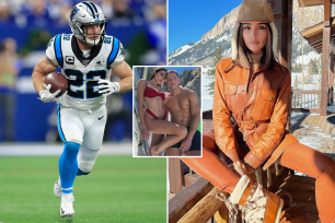 Christian McCaffrey reacts to girlfriend Olivia Culpo's bundled-up post