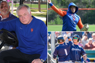 Mets manager Buck Showalter believes in stressing wins at the minor league level, so prospects such as Francisco Alvarez (top right) are ready for the expectations that come with joining Pete Alonso (bottom right) in the big leagues.
