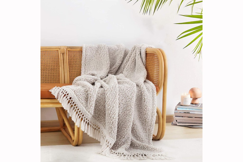 Horimote Home Ultra Soft Cozy Sherpa Throw Blanket