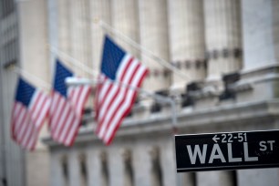 NYSE building on Wall Street