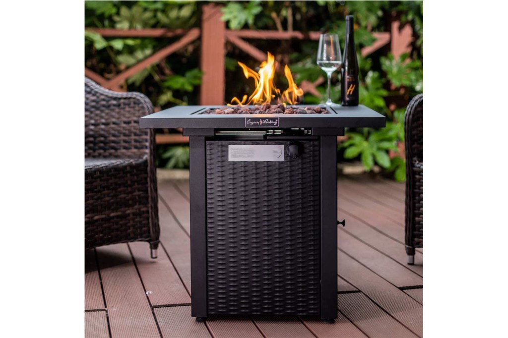 Legacy Heating 28" Wicker & Rattan Fire Pit Table