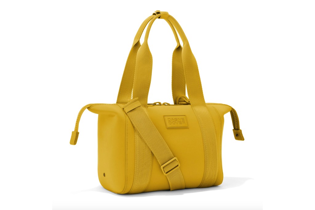 A yellow travel bag 