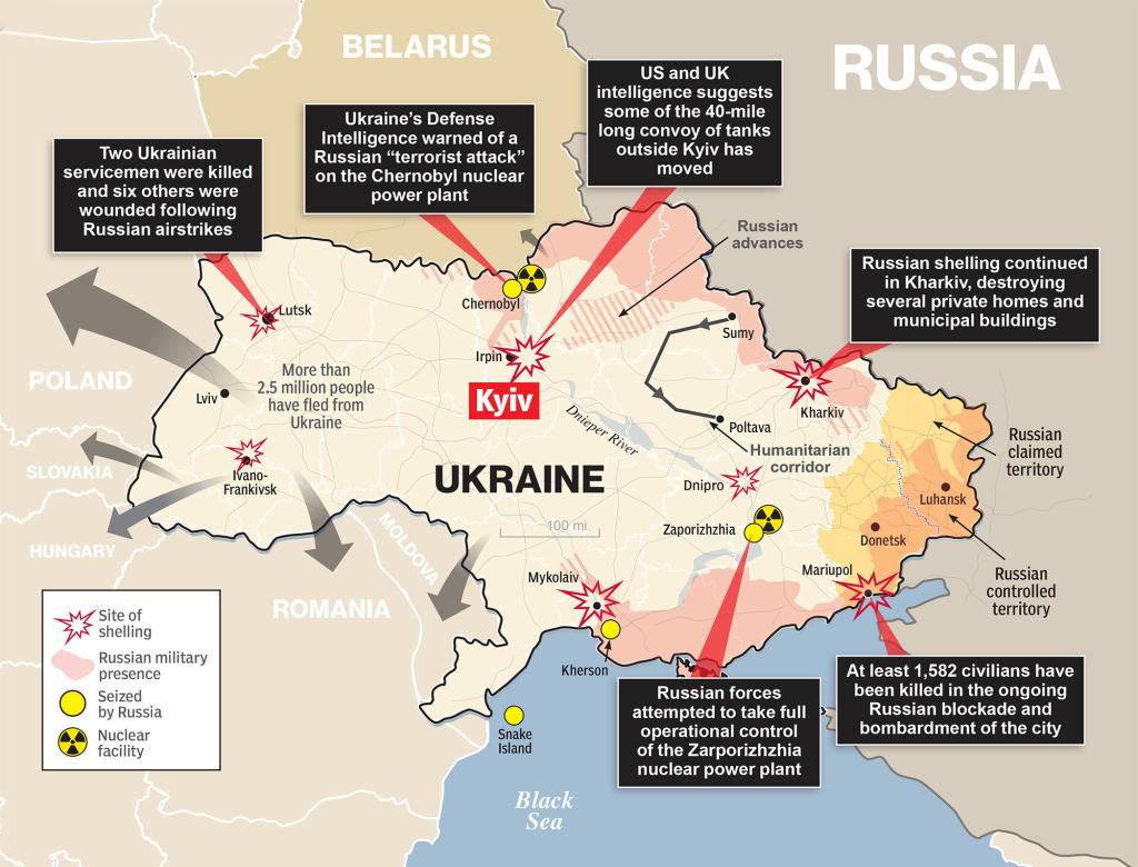 Ukraine War Map