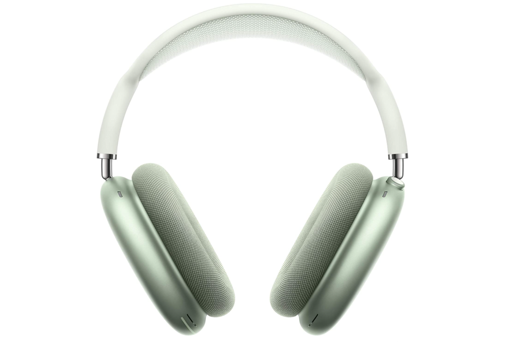 Green headphones
