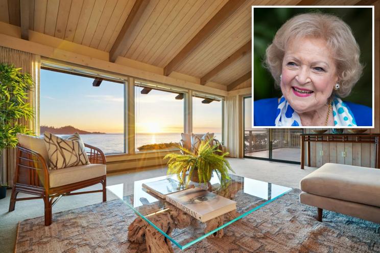 Betty White's longtime Carmel, Calif., home has listed for $7.95 million.