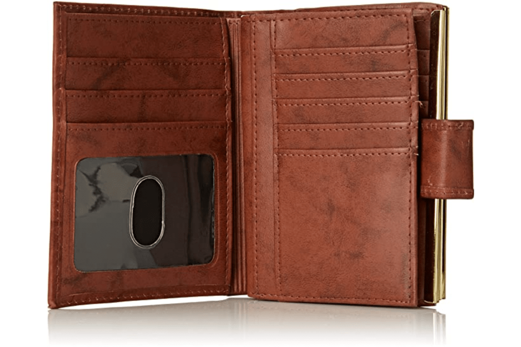 Cognac brown wallet